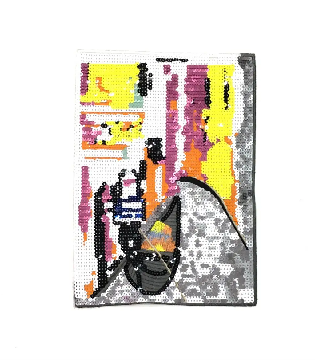 1 шт. большой блок масло Рисование моделирование sequints патч аппликация для DIY