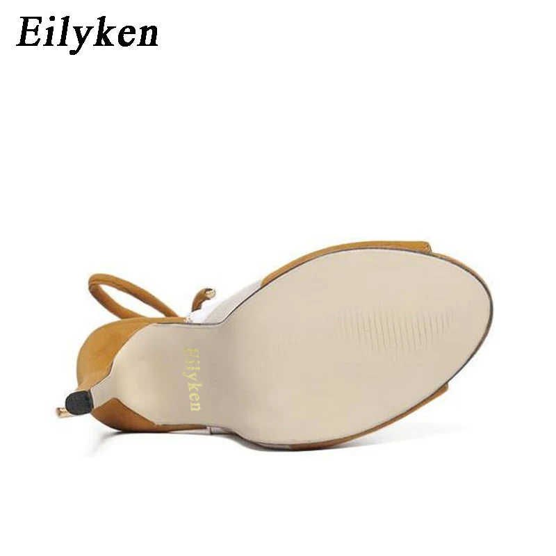 Eilyken/лето 2021 г. Новые женские сандалии туфли лодочки с ремешком на щиколотке