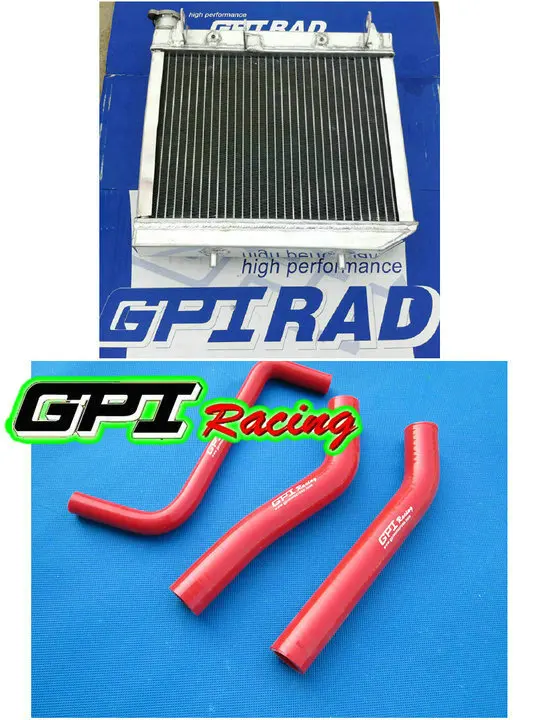GPI алюминиевый радиатор + шланг ATV для Honda TRX450 TRX450R TRX 450R 06 07 08 09 2006|radiator atv|radiator for hondaatv