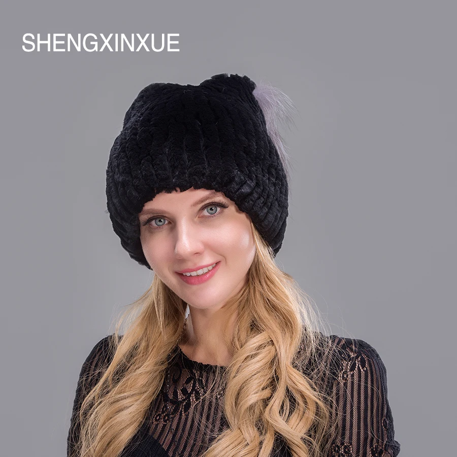 Женская шапка JIQIUZHANXUEFEI зимняя из натурального меха норки зима 2019|hats children winter|hat