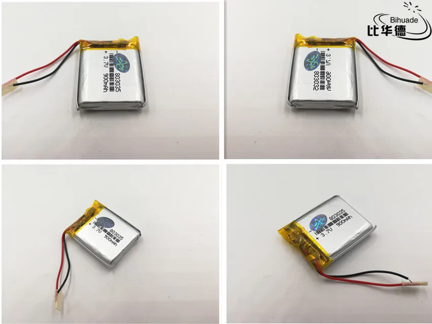 Хорошее качество 3 7 V 900 mAH 803035 полимерный литий ионный/литий ионный аккумулятор