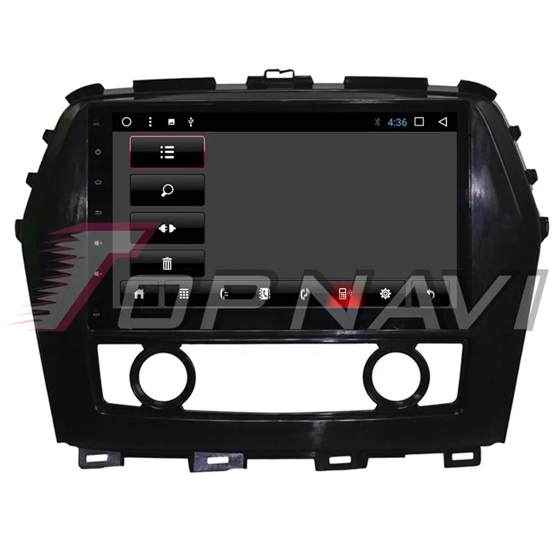 Автомобильный ПК Мультимедийный GPS-навигатор для Nissan Maxima 2016 Android 8 1 10 ''Topnavi