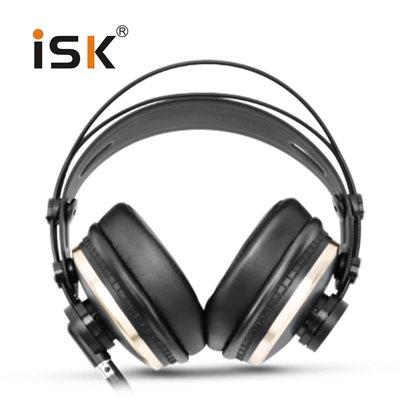 Оригинальные наушники ISK HD9999 Pro HD для монитора полностью закрытые студийная