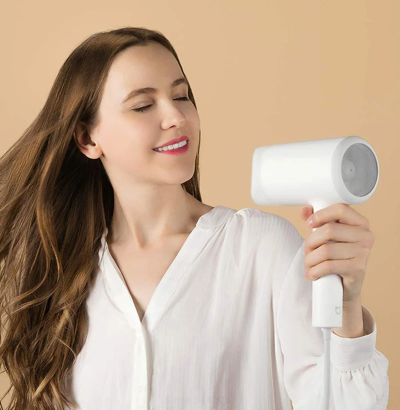 XIAOMI MIJIA водный ионизирующий фен для дома 1800 Вт Nanoe Уход за волосами Анион Профессиональный быстрый сухой портативный Дорожный фен-диффузор