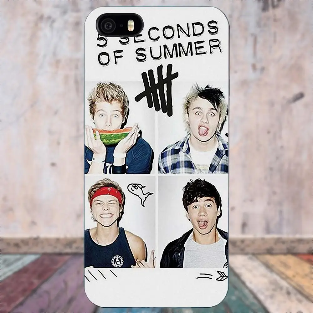 5 секунд лета 5sos мягкий модный для Moto G G2 G3 HTC Desire 530 626 628 630 816 820 One A9 M7 M8 M9 M10 E9