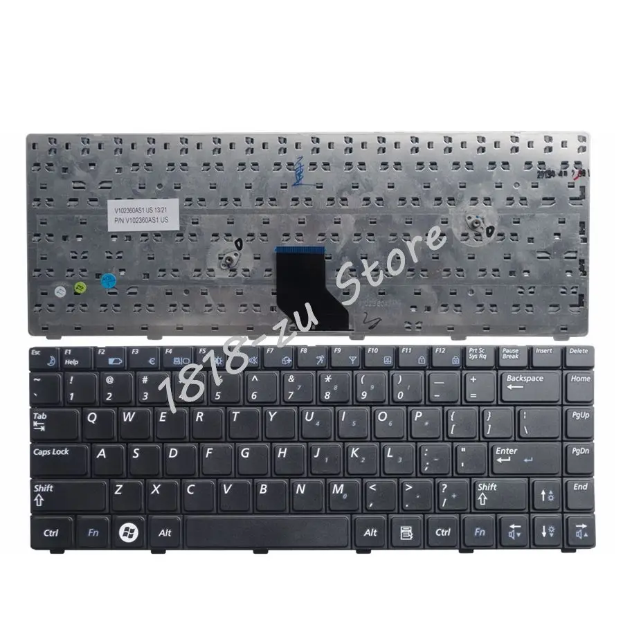YALUZU US Keyboard For Samsung NP-R522 NP-R520 R520 R522 R522H R518 R550 R450 R513 R515 laptop keyboard English US version BLACK