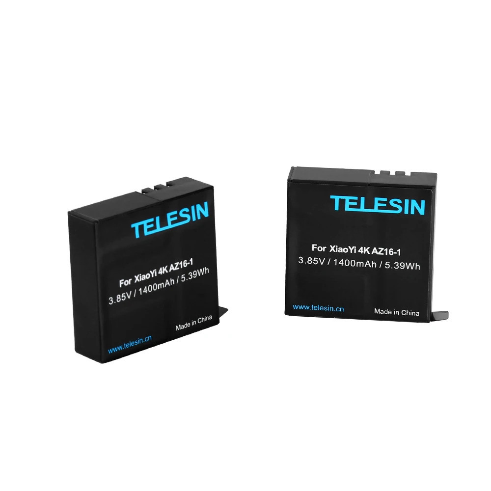 TELESIN 2 шт 1400mAh запасная перезаряжаемая литий-ионная аккумуляторная батарея Замена
