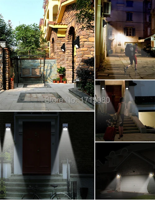 Новинка 2016 солнечная панель 6 светодиодов светильник для забора желоба наружный