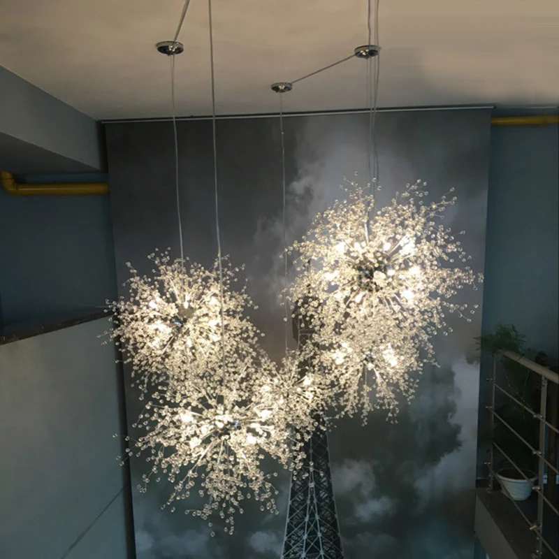 Креативная индивидуальная современная лампа для виллы подвесной светильник в