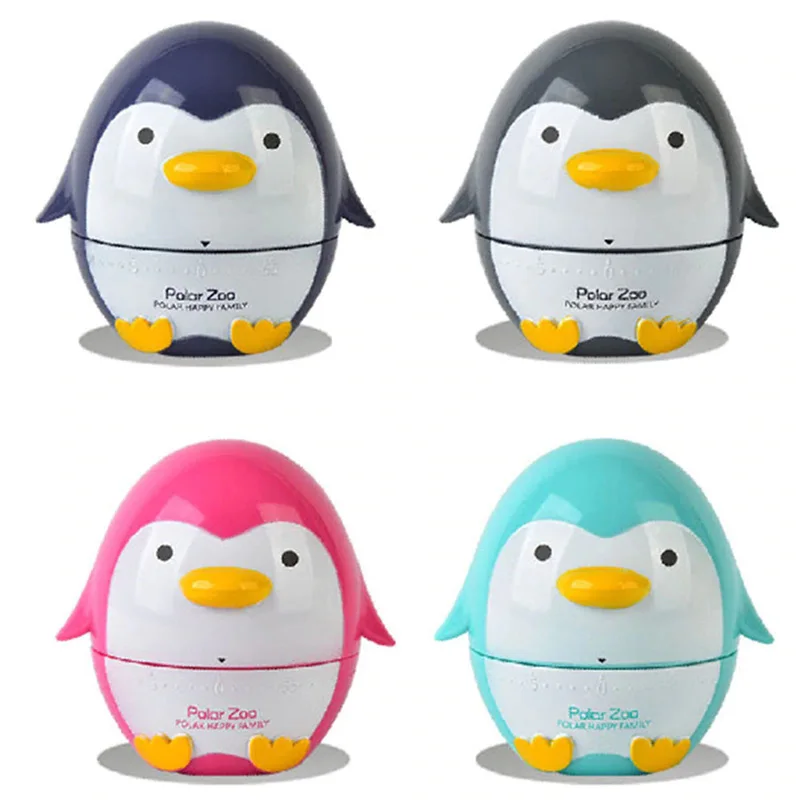 Макс 60 минут Пингвин механический таймер обратного отсчета кухня приготовления