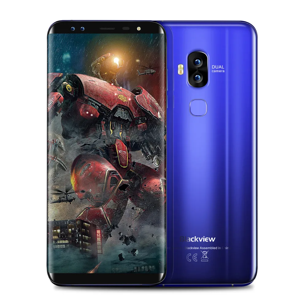 Смартфон Blackview S8 4G LTE 5,7 ''18:9, полноэкранный Восьмиядерный процессор 1,5 ГГц, 4 Гб ОЗУ, 64 Гб ПЗУ, 4 камеры, мобильный телефон на базе Android 7,0