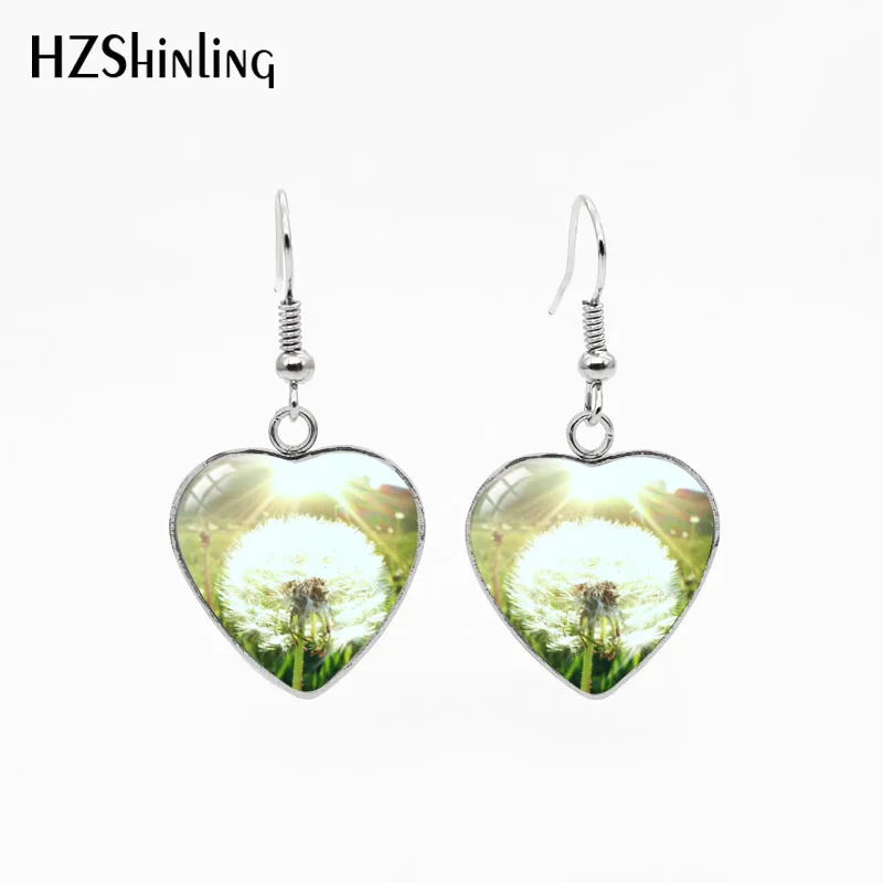 Новое поступление 2019 Одуванчик обещание растения французский крючок серьги из