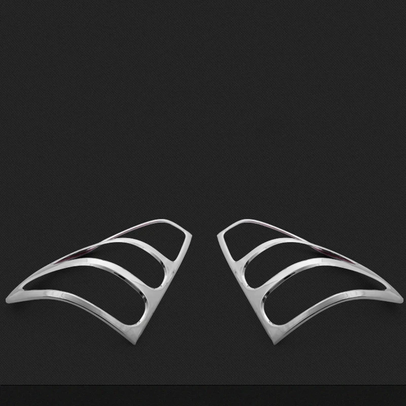 For Toyota Land Cruiser Prado J120 2003 2004 2005 2006 2007 2008 2009 ABS Chrome Taillight Cover Rear Light Frames Trims 2Pcs | Автомобили