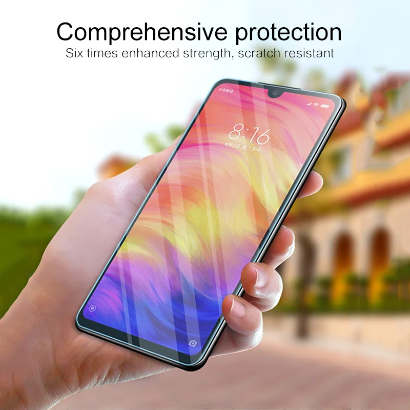 2 шт. закаленное стекло для Xiaomi mi 9 8 pocophone f1 mix 3 A1 защита экрана Redmi Note 7 6 pro 5 защитное