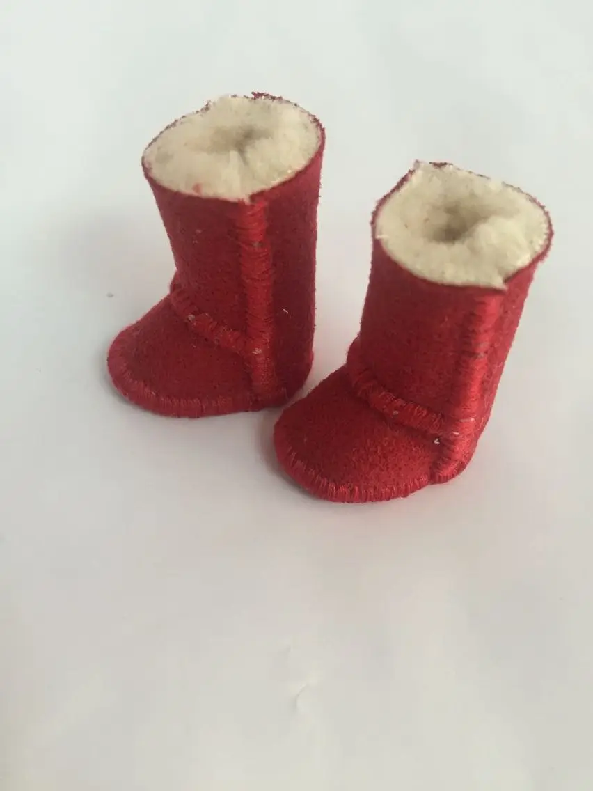 red 1 high Blyth/кукольная обувь; зимние сапоги; 3,5 см; подходит для Блит; аксессуары для кукол; JJ123 - Цвет: red 1 high
