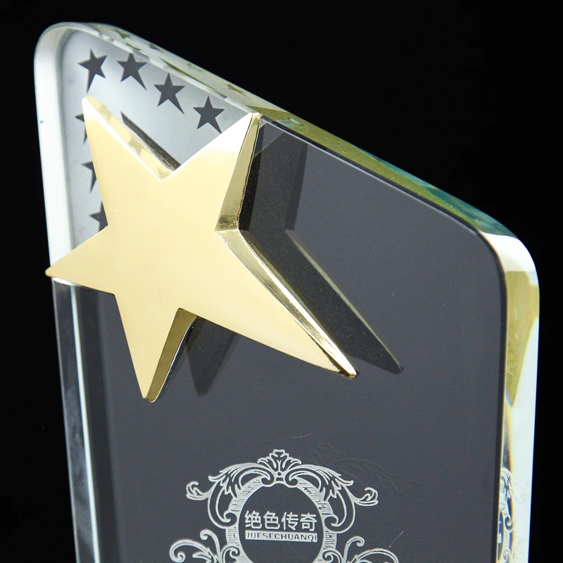 Спортивное событие хрустальные кубки и награды индивидуальный заказ баскетбол Футбол для гольфа, тенниса логотип лиги чемпионов Кубка Сувениры