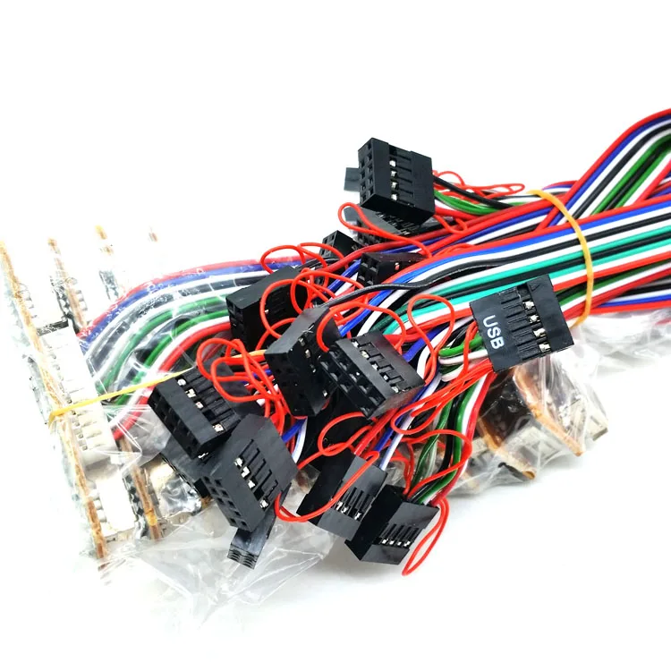 10 шт./лот корпус для настольного ПК Фронтальная панель ввода/вывода USB2.0 аудио