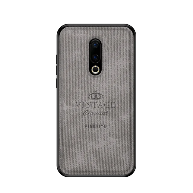Gray Для Meizu 16th чехол, высокое качество, Винтажный чехол для Meizu 16th PC, жесткий чехол, чехол s для Meizu 16th, чехол для телефона - Цвет: Gray