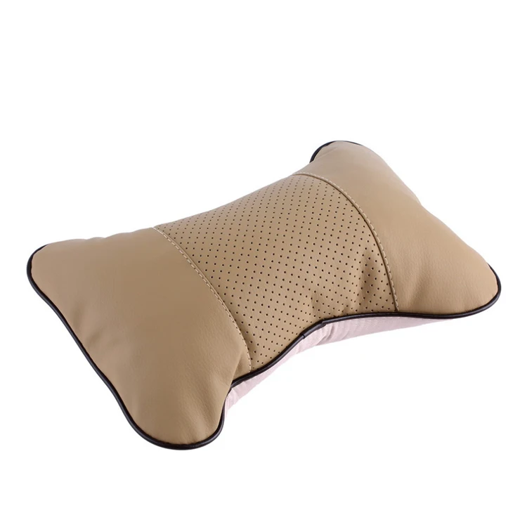 One piece car seat covers cushion headrest Emulation silk supports for ford bmw toyota volkswagen Neck Auto Safety Pillow | Автомобили и