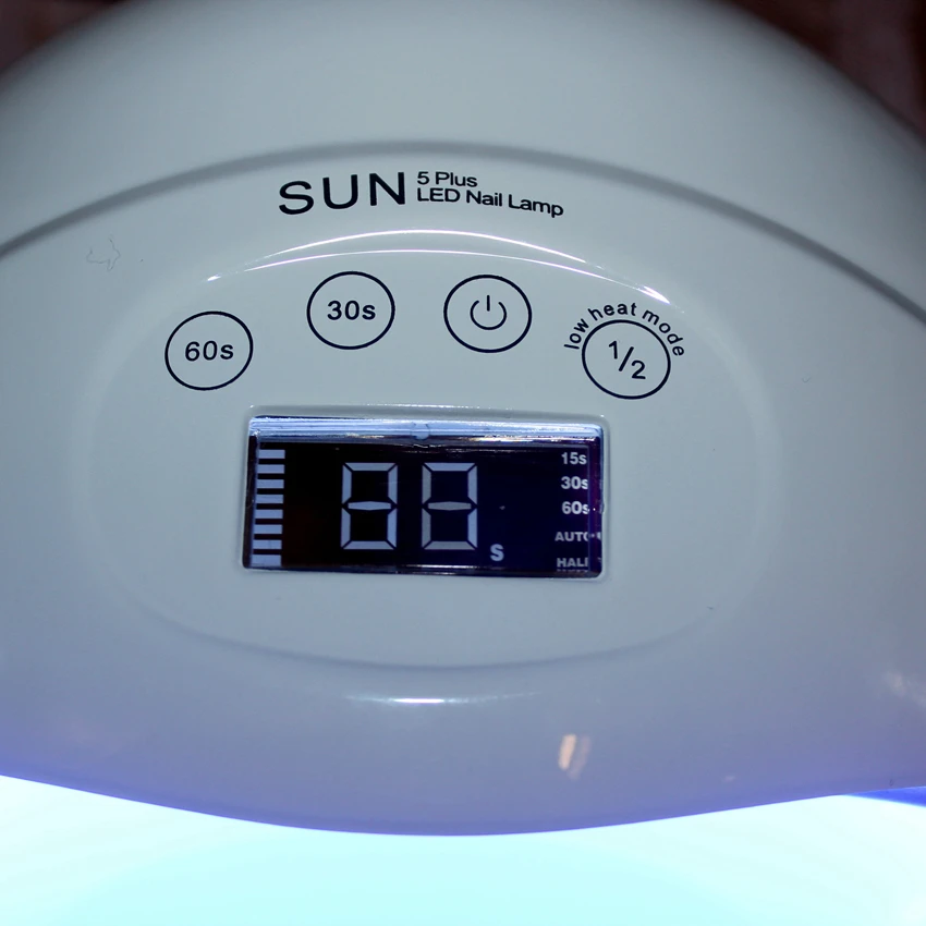 48 Вт Sun5 Plus Светодиодный УФ лампа для ногтей с автоматическим включением и