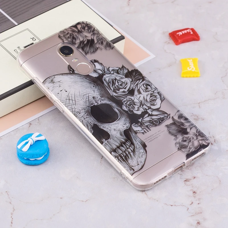 Чехол для Xiaomi Redmi 5 Plus с милым ананасом пончиками прозрачный силиконовый мягкий