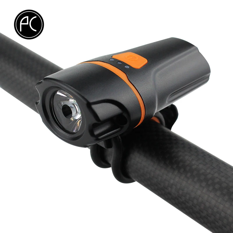 

PCycling Bicycle Head Light Bike Handlebar Lamp USB Rechargeable Waterproof LED Lantern Torch Cycling Front Lights Warning Light