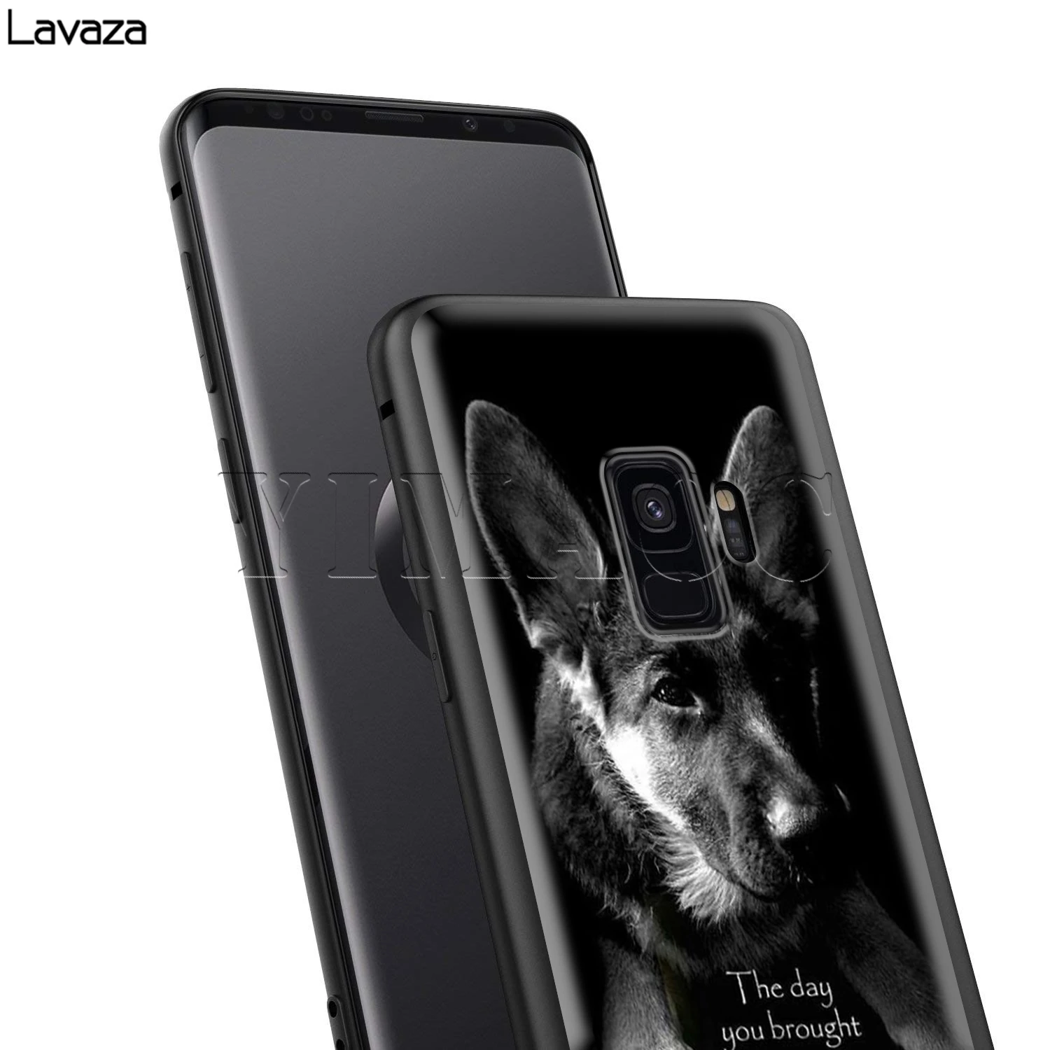 Lavaza Cute German Shepherd Dog Case for Samsung Galaxy S6 S7 Edge J6 S8 S9 S10 Plus A3 A5 A6 A7 A8 A9 Note 8 9 |