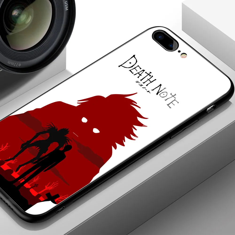 FinderCase для iphone XS Max чехол Death Note стекло жесткая задняя крышка iPhone 6 plus 6s 8 7 X XR MAX 11 pro