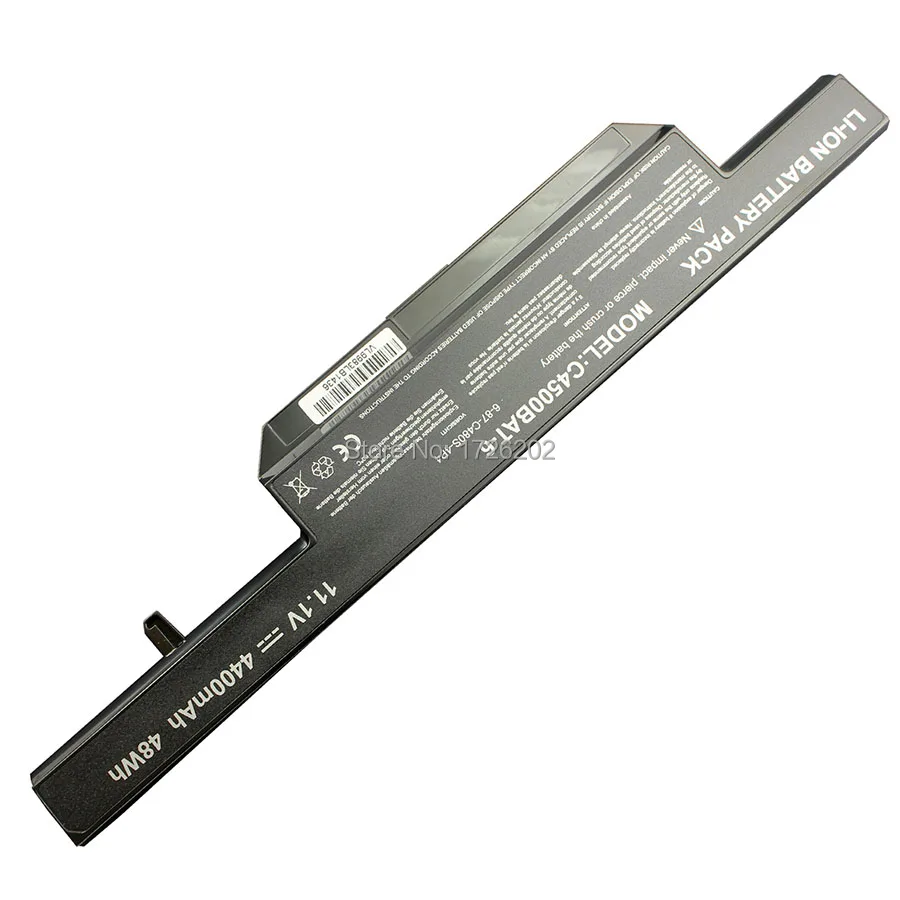 NEW Laptop Battery C4500BAT-6 6-87-C480S-4G41 6-87-E412S-4D7 for Clevo W150HR W150ER W251 Tablet PC |