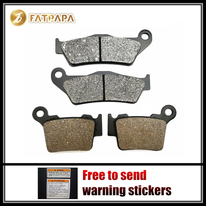 

Motorcycle Accessories F + R Brake Pads Set Fit For KTM 450 XC-W (4 T) XCW450 2009 2010 2011 2008-2012