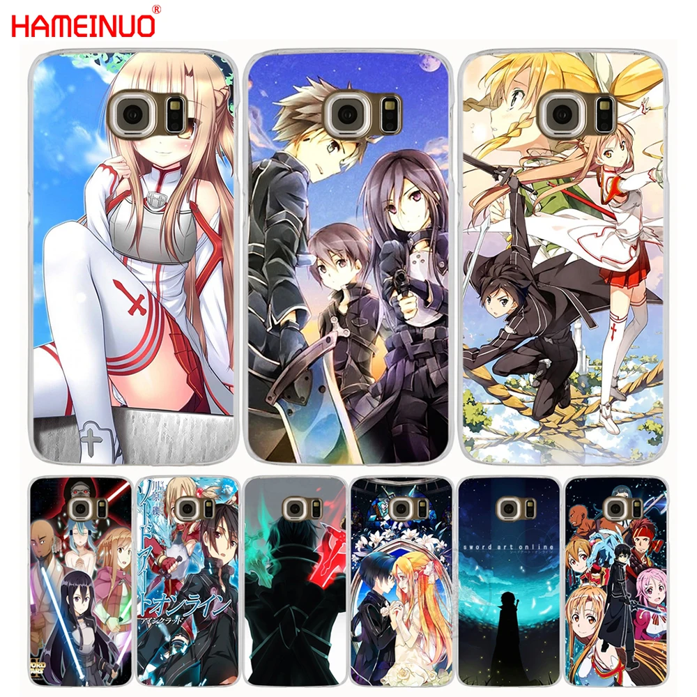 Чехол для мобильного телефона HAMEINUO Sword Art Online с японским аниме чехол Samsung Galaxy S7 edge