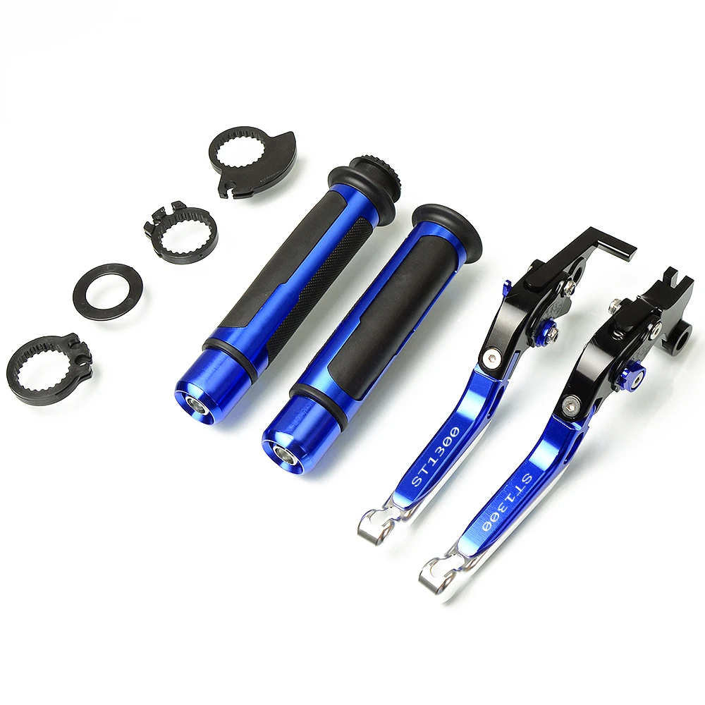 Black Blue Silver Для Honda VFR800 Fi W1 VFR 800 1998-2001 1999 2000 МОТОЦИКЛ ЧПУ Регулируемая Складная расширение тормозной рычаг сцепления ручками - Цвет: Black Blue Silver