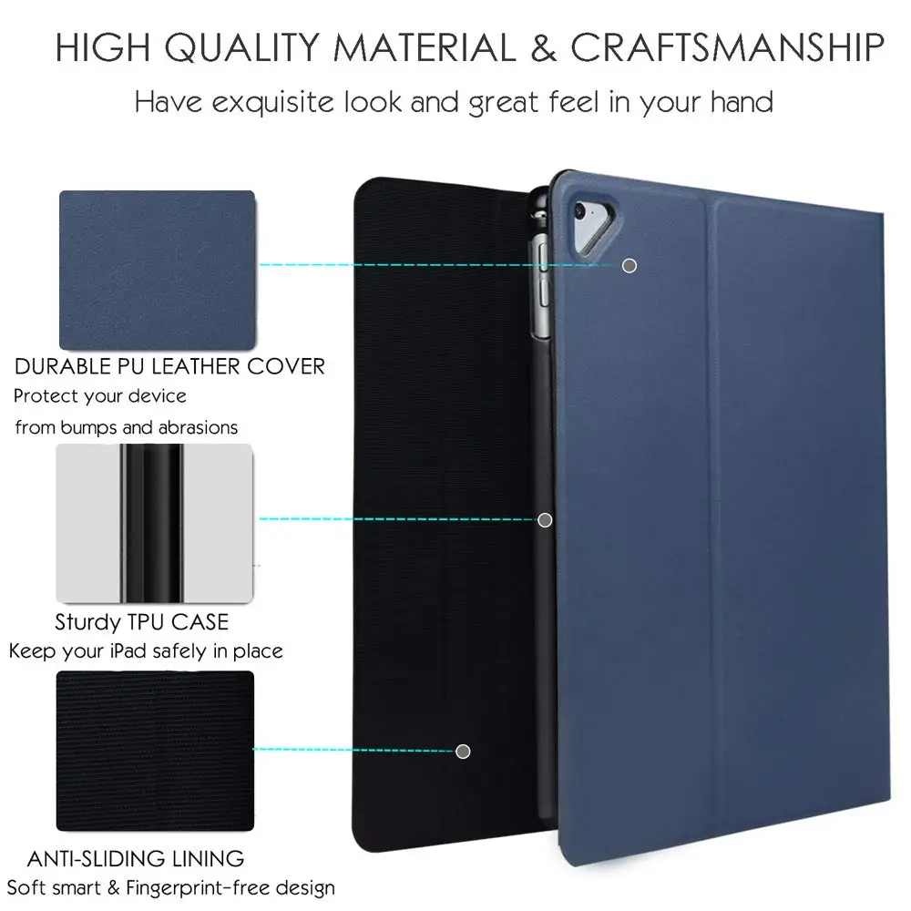 Чехол с подсветкой клавиатуры для iPad Air 3 10 5 2019 Pro ультратонкий кожаный чехол