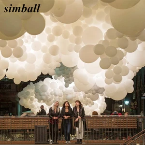 Белый шар море облаков 5 дюймов 10 дюймов 12 дюймов 36 дюймов Большой шары для свадьбы и дня рождения вечерние Декор латексный гелиевый воздушный шар Globos