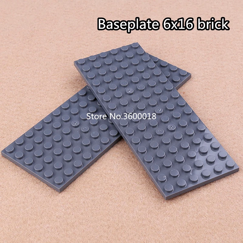 5 шт./лот Decool 6*16 пластина совместима с 3027 плитой кирпича 6x16 плиты DIY Дети MOC блоки