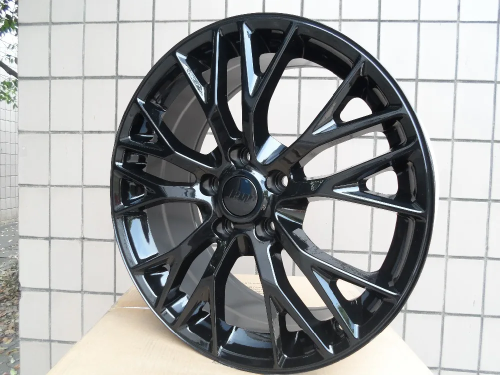 Глянцевый черный 19/20 дюймов 5x120 7 шахматные колесные диски W591|rims 19 inch|rims 20 inchrims wheels |