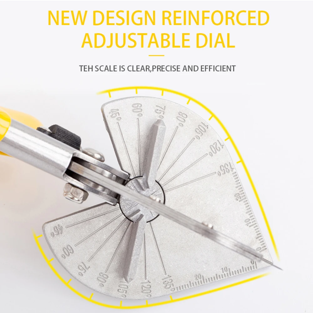Угол ножницы Сталь PVC многослойная угол среза резак ручные отделкой инструмент 45