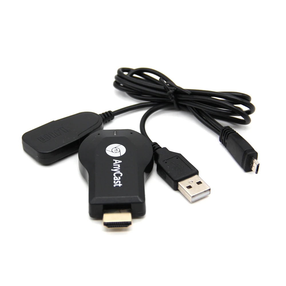 Anycast M4plus HDMI совместимый видеостример Wi Fi дисплей ключ 1080P мини ПК Android ТВ адаптер