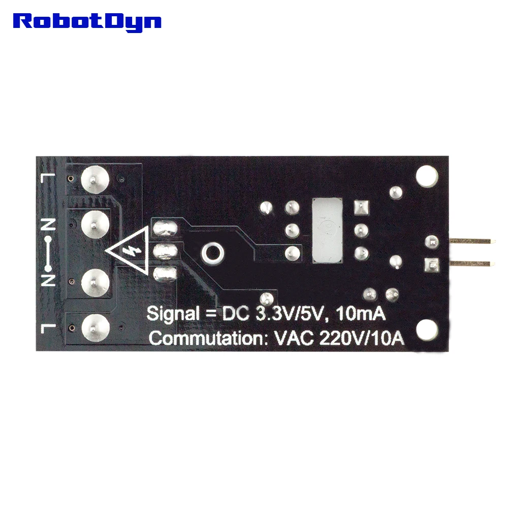 SSR - solid state relay AC Switch for microcontrollers , 3.3V~12V logic, AC 220V/5A (peak 10A)