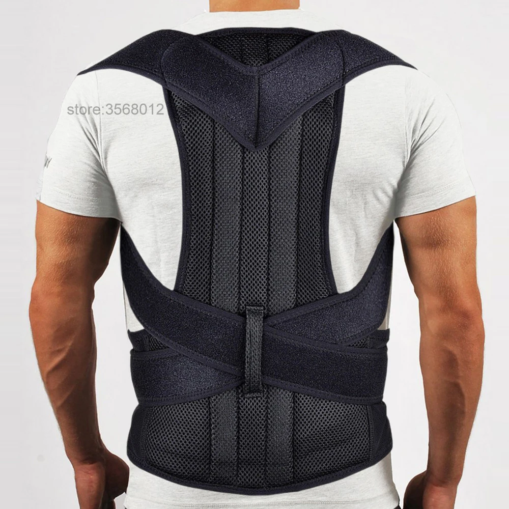 Неопрен талии Бодибилдинг ортопедическая поза корректор коррекция кифоза