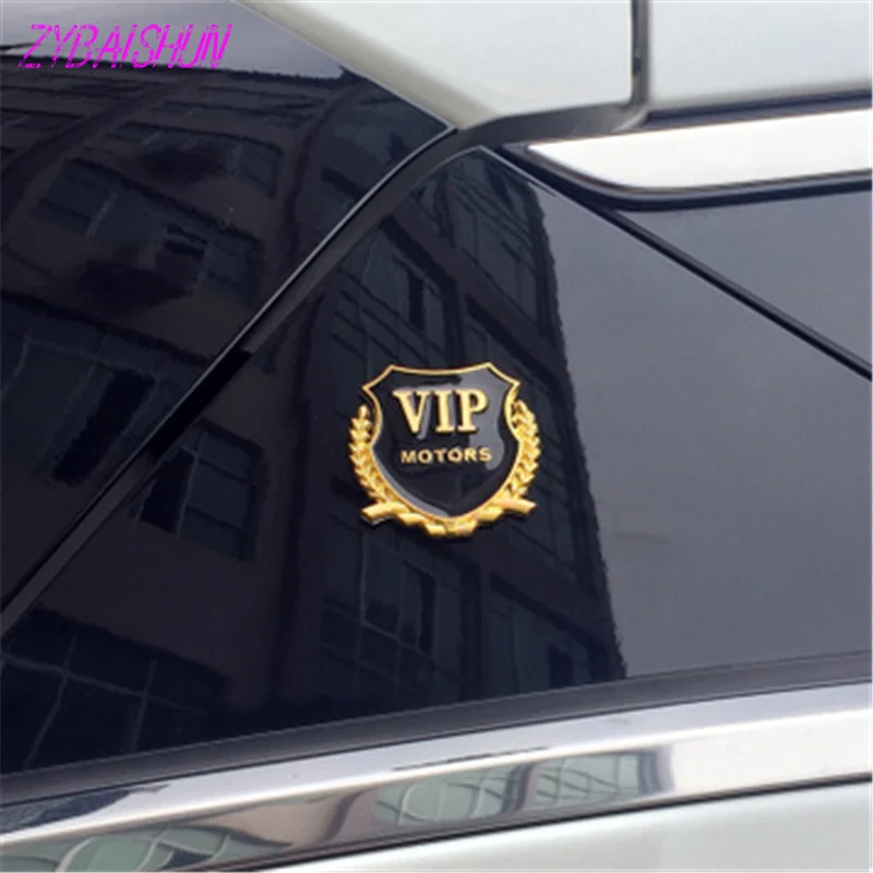 Металлическая Эмблема VIP-двигателя 3D автомобильные наклейки 2 шт. для Honda Toyota Lexus