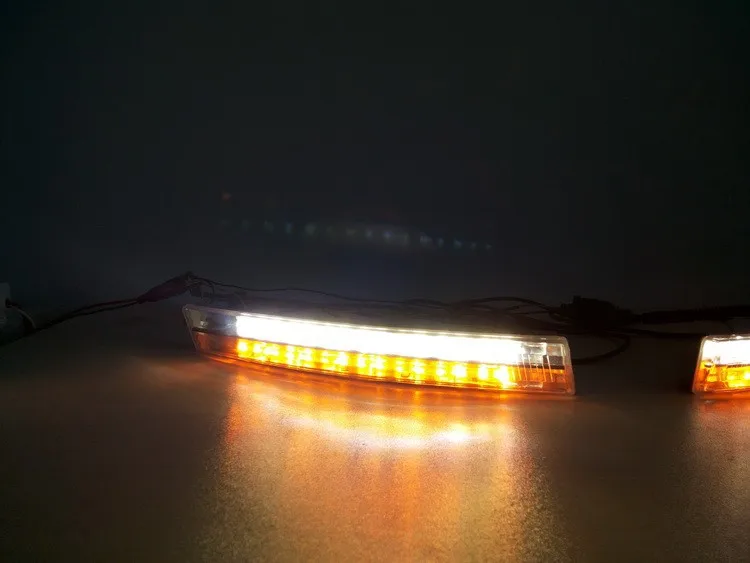 SMK Новое поступление для VW Passat B6 led drl Дневной ходовой светильник передний с функцией поворота светильник наивысшего качества дизайн