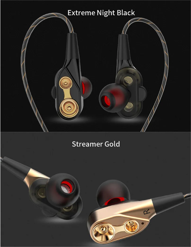 QKZ CK8 7D HiFi наушники-вкладыши Проводные двойные динамические драйвер супер бас стерео гарнитура для iphone samsung