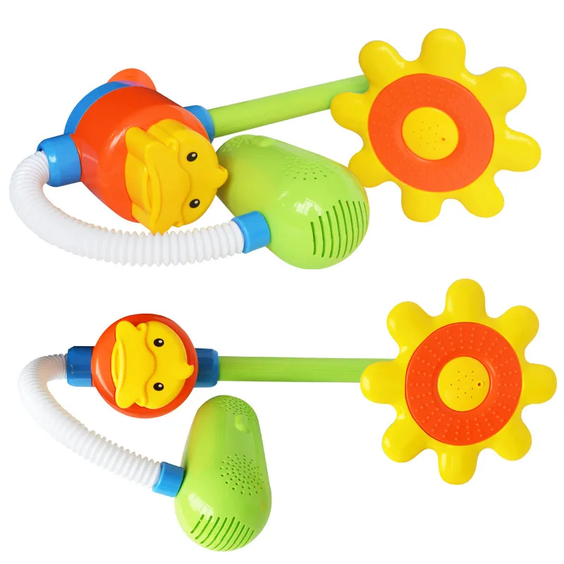 

Baby Happy Bathing Sunflower Shower Faucet Spray Water Toys Funny Bath Toys For Children Baby Water Toys