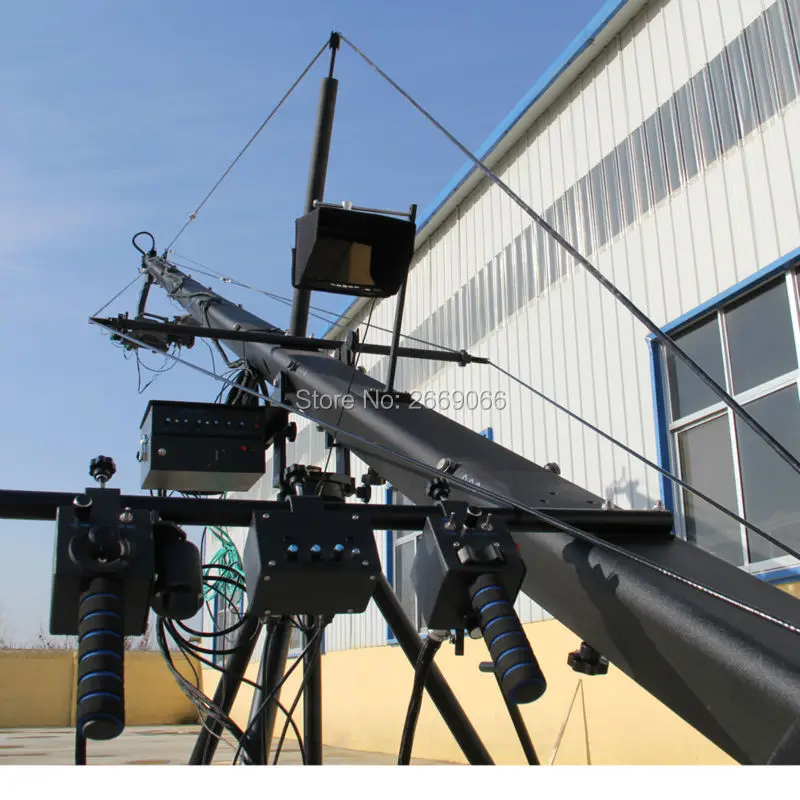 Дистанционное управление 3 осевой PTZ головного света профессиональный jimmy jib с