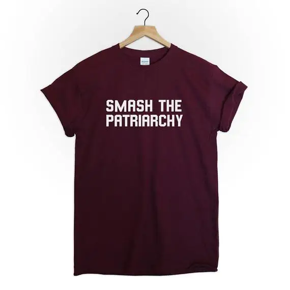 Забавная футболка Smash The realiarchy модная в подарок учителю графическая унисекс Tumblr