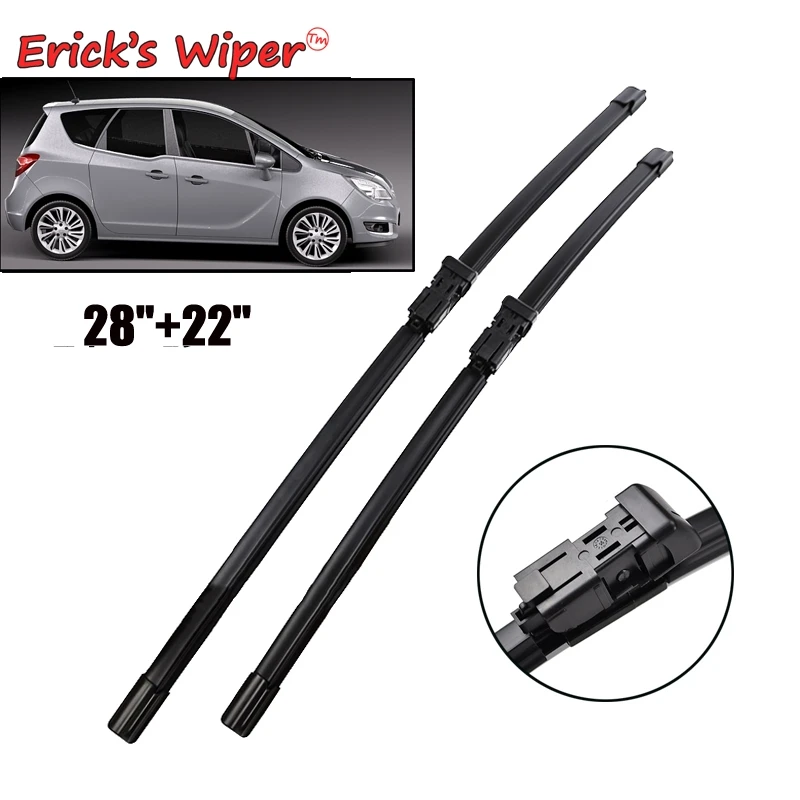 Передние стеклоочистители Erick's Wiper LHD для Opel Meriva B 2010 2017 лобовое стекло 28 &quot+
