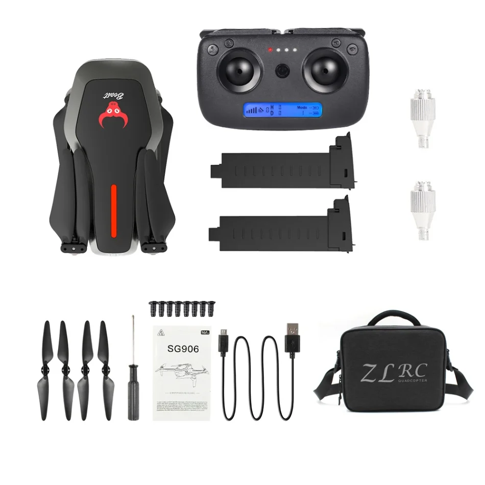 Black 2B Bag 5G Wifi FPV gps складной Дрон с камерой 4K HD 120 ° Широкий угол 500 м расстояние бесщеточный Дрон 25 минут время полета RC Квадрокоптер - Цвет: Black 2B Bag