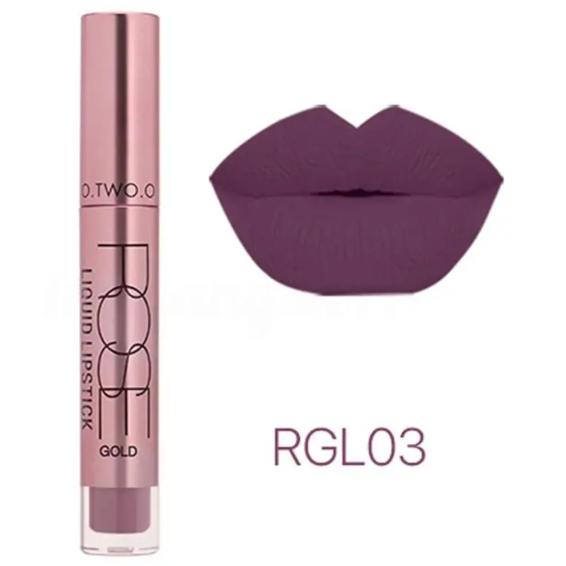 O.TWO.O 12 Colors Waterproof Matte Lipstick Lip Gloss Makeup Proof Tattoo Long Lasting Pigment | Красота и здоровье
