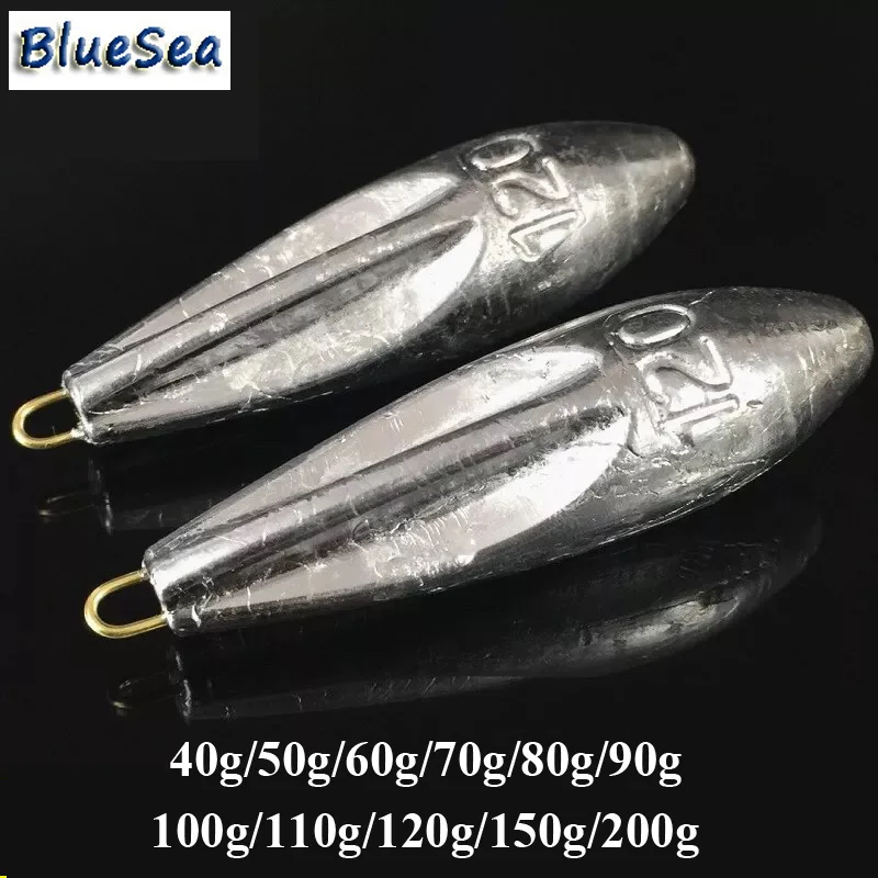 BlueSea большие тяжелые четырехугольные свинцовые грузила для рыбалки, алмазные рыболовные грузики, спиральные свинцовые грузила на дальние расстояния для морской рыбалки